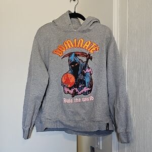 Roku Studio Embroidred Dominate Graphic Hoodie Gray 2XL